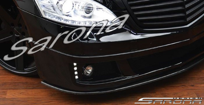 Custom Mercedes S Class  Sedan Front Bumper (2007 - 2013) - $2390.00 (Part #MB-120-FB)